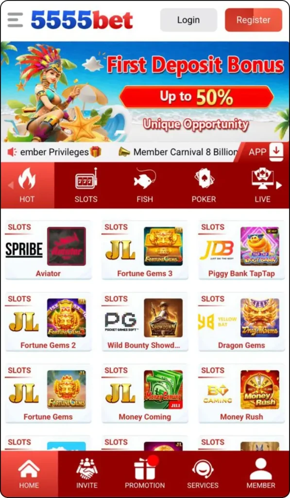 5555bet game